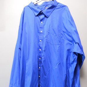 Gold Series GS Royal Blue 24 37/38  Dress Shirt "Like New!"